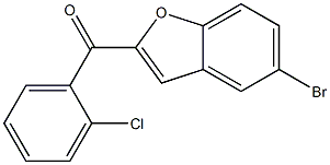 5-bromo-2-[(2-chlorophenyl)carbonyl]-1-benzofuran Structure