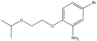 5-bromo-2-[2-(propan-2-yloxy)ethoxy]aniline Structure