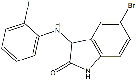  5-bromo-3-[(2-iodophenyl)amino]-2,3-dihydro-1H-indol-2-one