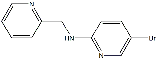 5-bromo-N-(pyridin-2-ylmethyl)pyridin-2-amine Struktur