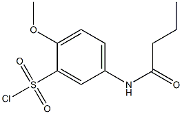 5-butanamido-2-methoxybenzene-1-sulfonyl chloride