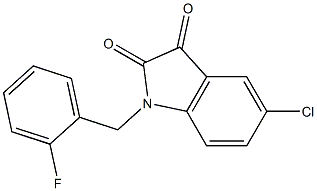 5-chloro-1-[(2-fluorophenyl)methyl]-2,3-dihydro-1H-indole-2,3-dione
