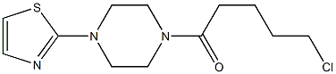 5-chloro-1-[4-(1,3-thiazol-2-yl)piperazin-1-yl]pentan-1-one,,结构式