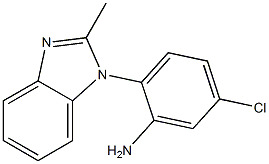 5-chloro-2-(2-methyl-1H-1,3-benzodiazol-1-yl)aniline