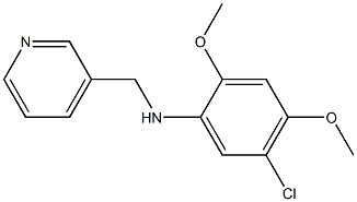 5-chloro-2,4-dimethoxy-N-(pyridin-3-ylmethyl)aniline