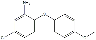 5-chloro-2-[(4-methoxyphenyl)sulfanyl]aniline