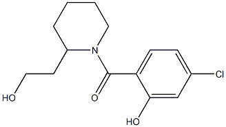 5-chloro-2-{[2-(2-hydroxyethyl)piperidin-1-yl]carbonyl}phenol