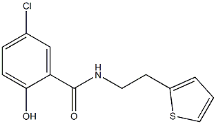 5-chloro-2-hydroxy-N-[2-(thiophen-2-yl)ethyl]benzamide