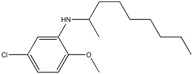 5-chloro-2-methoxy-N-(nonan-2-yl)aniline Struktur