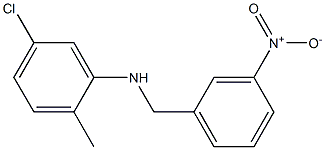  5-chloro-2-methyl-N-[(3-nitrophenyl)methyl]aniline