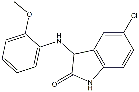 5-chloro-3-[(2-methoxyphenyl)amino]-2,3-dihydro-1H-indol-2-one