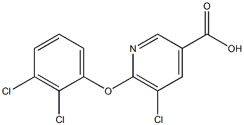  5-chloro-6-(2,3-dichlorophenoxy)pyridine-3-carboxylic acid