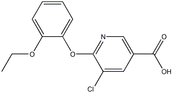  5-chloro-6-(2-ethoxyphenoxy)nicotinic acid