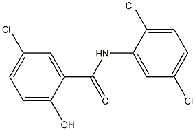 5-chloro-N-(2,5-dichlorophenyl)-2-hydroxybenzamide Structure