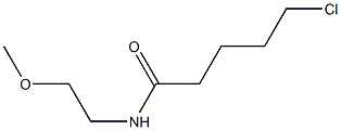 5-chloro-N-(2-methoxyethyl)pentanamide,,结构式