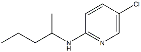 5-chloro-N-(pentan-2-yl)pyridin-2-amine 化学構造式
