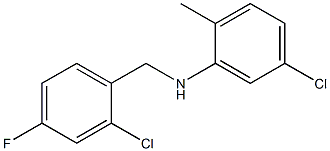 5-chloro-N-[(2-chloro-4-fluorophenyl)methyl]-2-methylaniline