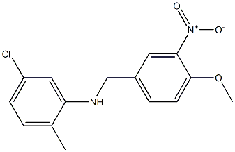 5-chloro-N-[(4-methoxy-3-nitrophenyl)methyl]-2-methylaniline