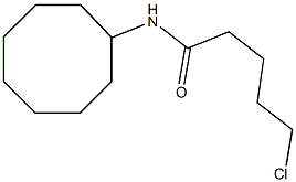 5-chloro-N-cyclooctylpentanamide,,结构式