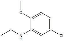 5-chloro-N-ethyl-2-methoxyaniline Structure