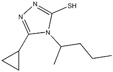 5-cyclopropyl-4-(pentan-2-yl)-4H-1,2,4-triazole-3-thiol|