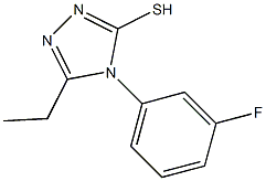 5-ethyl-4-(3-fluorophenyl)-4H-1,2,4-triazole-3-thiol