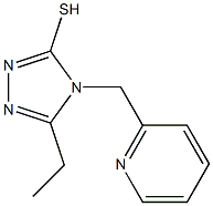 5-ethyl-4-(pyridin-2-ylmethyl)-4H-1,2,4-triazole-3-thiol Structure