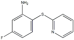 5-fluoro-2-(pyridin-2-ylsulfanyl)aniline|