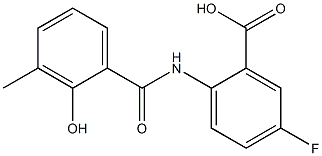 5-fluoro-2-[(2-hydroxy-3-methylbenzene)amido]benzoic acid