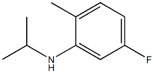 5-fluoro-2-methyl-N-(propan-2-yl)aniline Struktur