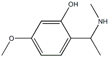 5-methoxy-2-[1-(methylamino)ethyl]phenol Structure