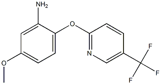 5-methoxy-2-{[5-(trifluoromethyl)pyridin-2-yl]oxy}aniline Structure
