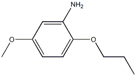 5-methoxy-2-propoxyaniline Struktur