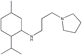 5-methyl-2-(propan-2-yl)-N-[3-(pyrrolidin-1-yl)propyl]cyclohexan-1-amine