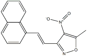 5-methyl-3-[(E)-2-(1-naphthyl)vinyl]-4-nitroisoxazole