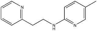 5-methyl-N-[2-(pyridin-2-yl)ethyl]pyridin-2-amine 结构式