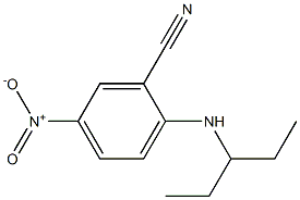 5-nitro-2-(pentan-3-ylamino)benzonitrile Structure