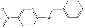5-nitro-N-(pyridin-4-ylmethyl)pyridin-2-amine,,结构式