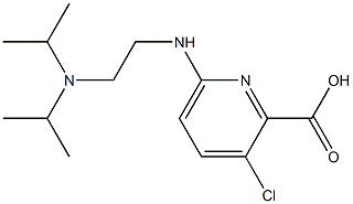 6-({2-[bis(propan-2-yl)amino]ethyl}amino)-3-chloropyridine-2-carboxylic acid