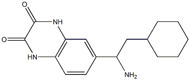 6-(1-amino-2-cyclohexylethyl)-1,2,3,4-tetrahydroquinoxaline-2,3-dione