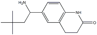 6-(1-amino-3,3-dimethylbutyl)-1,2,3,4-tetrahydroquinolin-2-one|