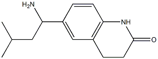  6-(1-amino-3-methylbutyl)-1,2,3,4-tetrahydroquinolin-2-one