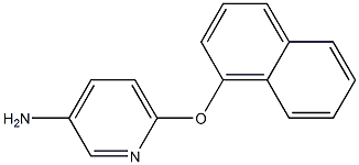 6-(1-naphthyloxy)pyridin-3-amine Structure