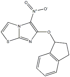 6-(2,3-dihydro-1H-inden-1-yloxy)-5-nitroimidazo[2,1-b][1,3]thiazole