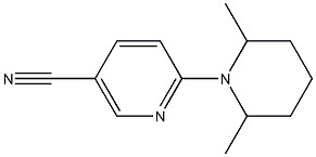 6-(2,6-dimethylpiperidin-1-yl)nicotinonitrile Structure