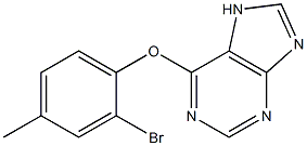  6-(2-bromo-4-methylphenoxy)-7H-purine