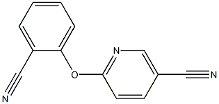 6-(2-cyanophenoxy)nicotinonitrile 结构式