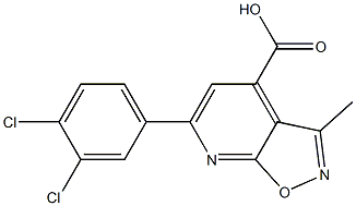 6-(3,4-dichlorophenyl)-3-methylpyrido[3,2-d][1,2]oxazole-4-carboxylic acid