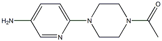6-(4-acetylpiperazin-1-yl)pyridin-3-amine Struktur