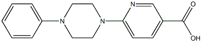 6-(4-phenylpiperazin-1-yl)pyridine-3-carboxylic acid Structure